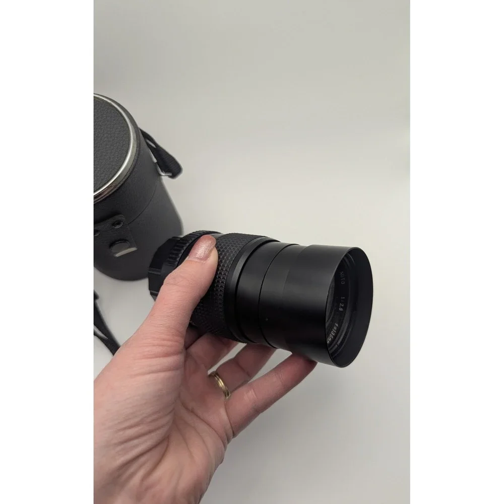 Vintage Pentax Super Albinar 135mm‎ f 2.8 Auto Telephoto Lens # 810687 w/Case